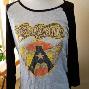 Aerosmith baseball tee